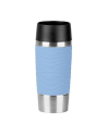 Emsa TRAVEL MUG Waves thermal mug (light blue/stainless steel, 0.36 liters) - nr 6