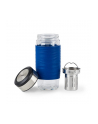 Emsa Tea Mug thermal tea mug 0.4 liters (blue/transparent, glass, screw cap) - nr 6