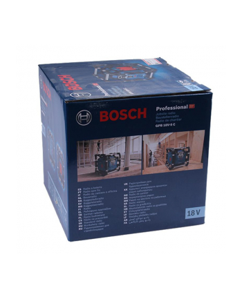 bosch powertools Bosch GPB 18V-5 C, construction site radio (blue/Kolor: CZARNY, FM, Bluetooth)