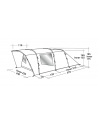 Easy Camp Tunnel Tent Palmdale 400 (light grey/dark grey, with canopy, model 2022) - nr 6