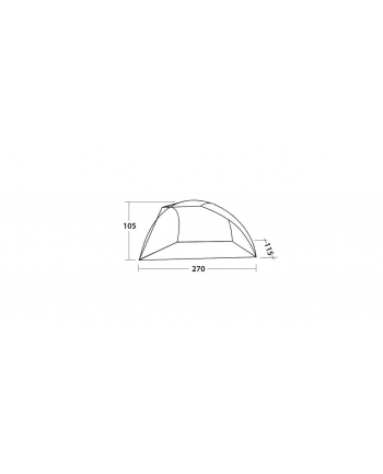 Easy Camp beach shell Beach, tent (grey/beige, model 2022, UV protection 50 )