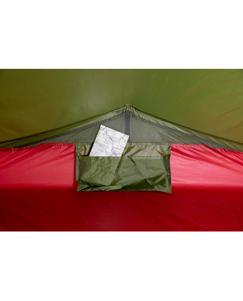 High Peak single arch tent Siskin 2.0 LW (olive green/red, lightweight tent, model 2022)