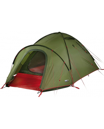 High Peak dome tent Nightingale 3 LW (olive green/red, with tunnel porch, model 2022)