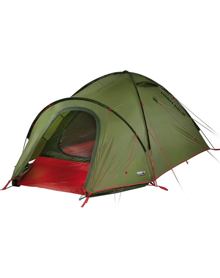 High Peak dome tent Nightingale 3 LW (olive green/red, with tunnel porch, model 2022) główny