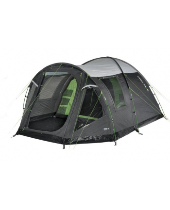 High Peak family dome tent Santiago 5.0 (grey/green, with stem, model 2022)