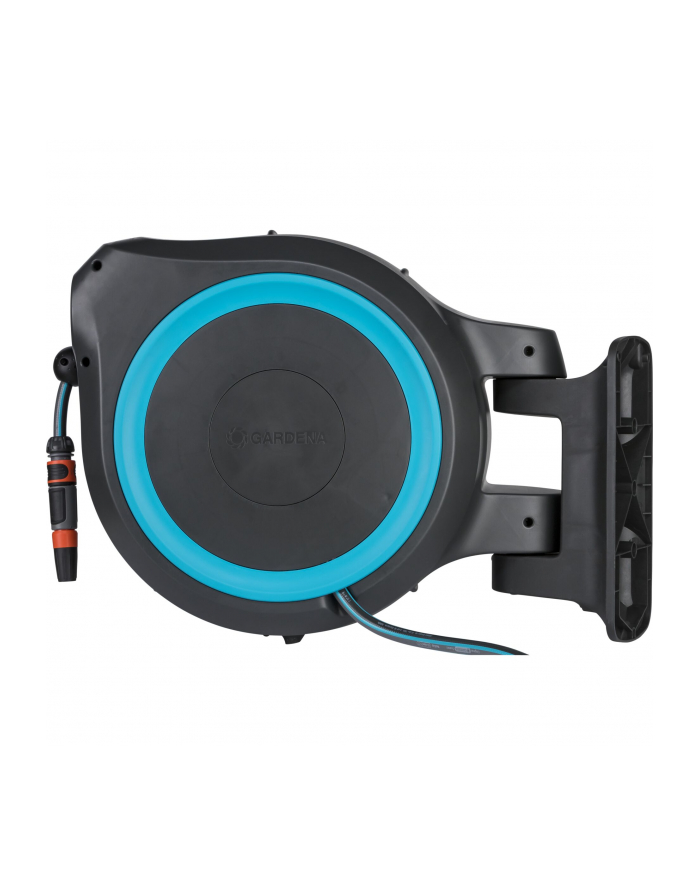 GARDENA Wall-Mounted Hose Box RollUp XL, 35 meters, hose reel (grey/turquoise) główny