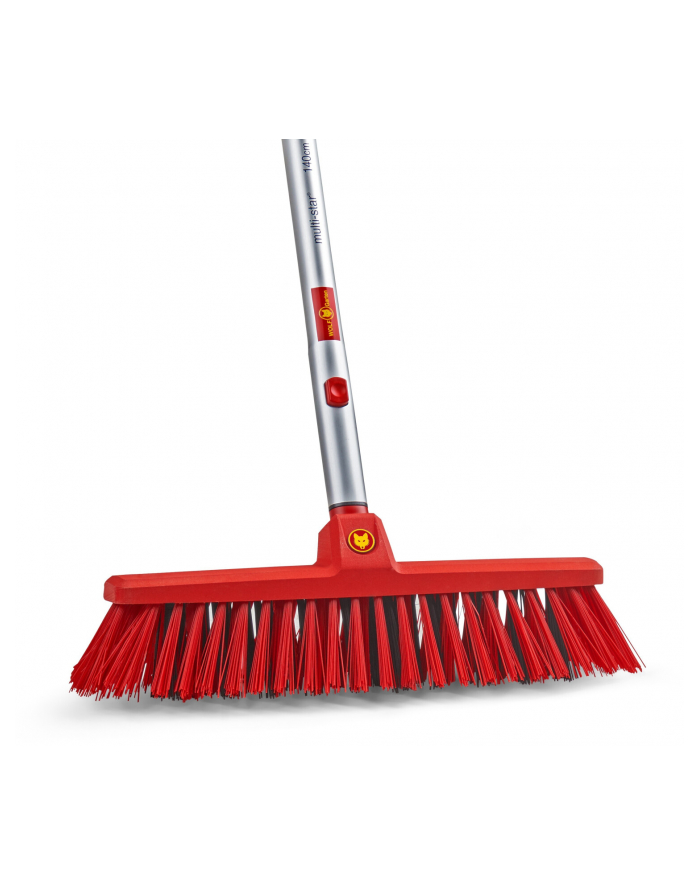 WOLF-Garten multi-star street broom SB 400 M + ash wood handle ZM 140 set (red/wood, 37cm) główny