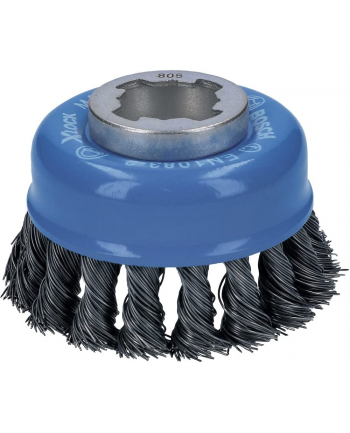 bosch powertools Bosch X-LOCK cup brush Heavy for Metal 75mm, knotted (O 75mm, 0.5mm wire)