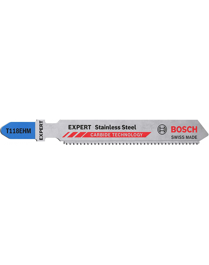 bosch powertools Bosch Expert Carbide Jigsaw Blade T 118 EHM 'Stainless Steel', 3 pieces główny