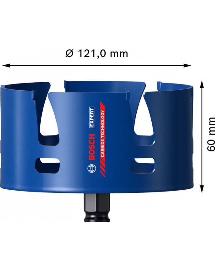 bosch powertools Bosch Expert hole saw 'Construction Material', ? 121mm główny