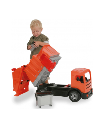 LENA GIGA TRUCKS garbage truck, toy vehicle (orange)