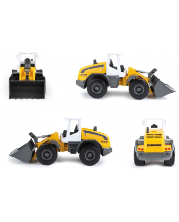 LENA WORXX wheel loader Liebherr L538 Litronic, toy vehicle (yellow/grey)