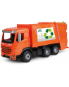 LENA WORXX Garbage truck Arocs, toy vehicle (orange/silver) - nr 1