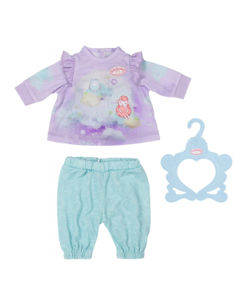 ZAPF Creation Baby Annabell Sweet Dreams pajamas 43cm, doll accessories (shirt and trousers, including clothes hanger)