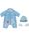 ZAPF Creation BABY born Deluxe Jeans Overall 43cm, doll accessories (one piece suit, hat and shoes) - nr 1