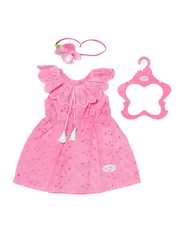 ZAPF Creation BABY born Trend flower dress 43cm, doll accessories (dress and hair band, including clothes hanger) główny