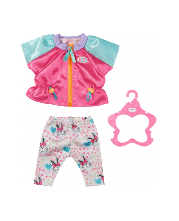 ZAPF Creation BABY born® leisure suit pink 43cm, doll accessories (jacket and pants, including clothes hanger)
