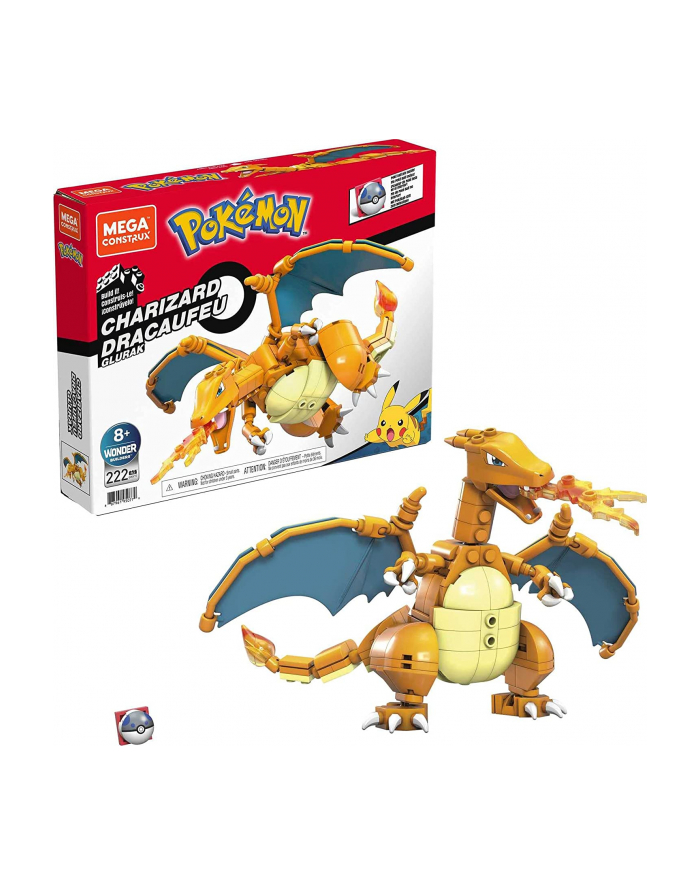 megabloks Mega Construx Pokémon Charizard Construction Toy główny