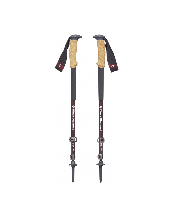 Black Diamond trekking poles Alpine Carbon Cork (women), fitness equipment (brown/grey, 1 pair, 95-125 cm) główny
