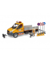 Bruder MB Sprinter municipal with light ' sound module, model vehicle (orange, including driver and accessories) - nr 5
