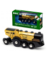 BRIO Golden battery locomotive with light and sound, railway - nr 1