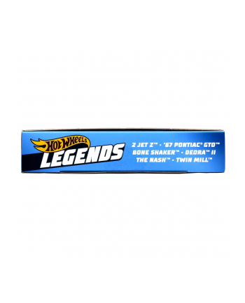 Hot Wheels Themed Legends 6 Pack Toy Vehicle Gift Set