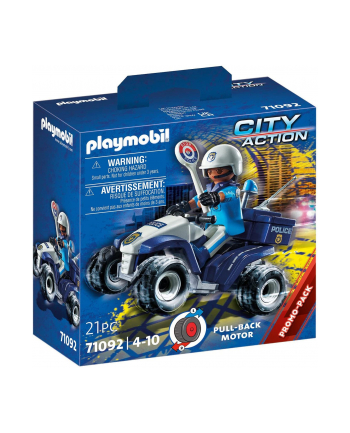 PLAYMOBIL 71092 Police Speed Quad Construction Toy
