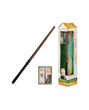 spinmaster Spin Master Wizarding World Harry Potter Draco Malfoy Spellbinding Wand Role Play (Brown/Black with Spell Card)