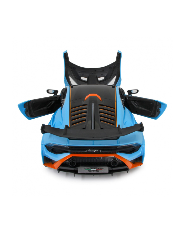Jamara Lamborghini Huracan STO, childrens vehicle (light blue/orange, 1:14) główny