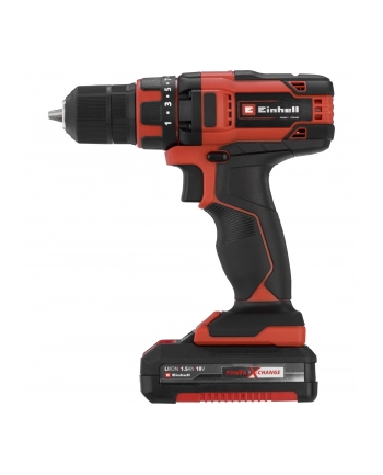 Einhell cordless drill TC-CD 18/35 Li, 18V (red/Kolor: CZARNY, Li-ion battery 1.5Ah)