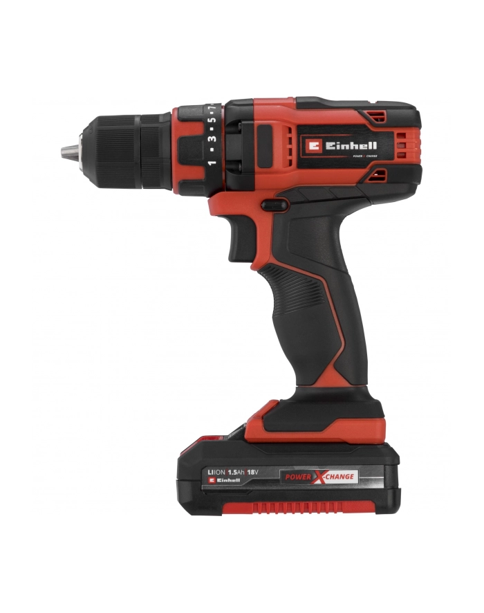 Einhell cordless drill TC-CD 18/35 Li, 18V (red/Kolor: CZARNY, Li-ion battery 1.5Ah) główny