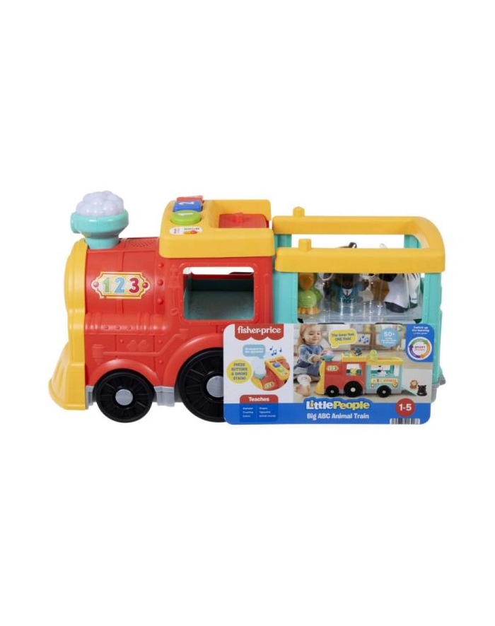 Fisher-Price Little People Edukacyjny pociąg ze zwierzątkami HHH93 MATTEL główny