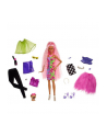 Barbie Lalka EXTRA MODA Deluxe zestaw ubranka + piesek HGR60 MATTEL - nr 1