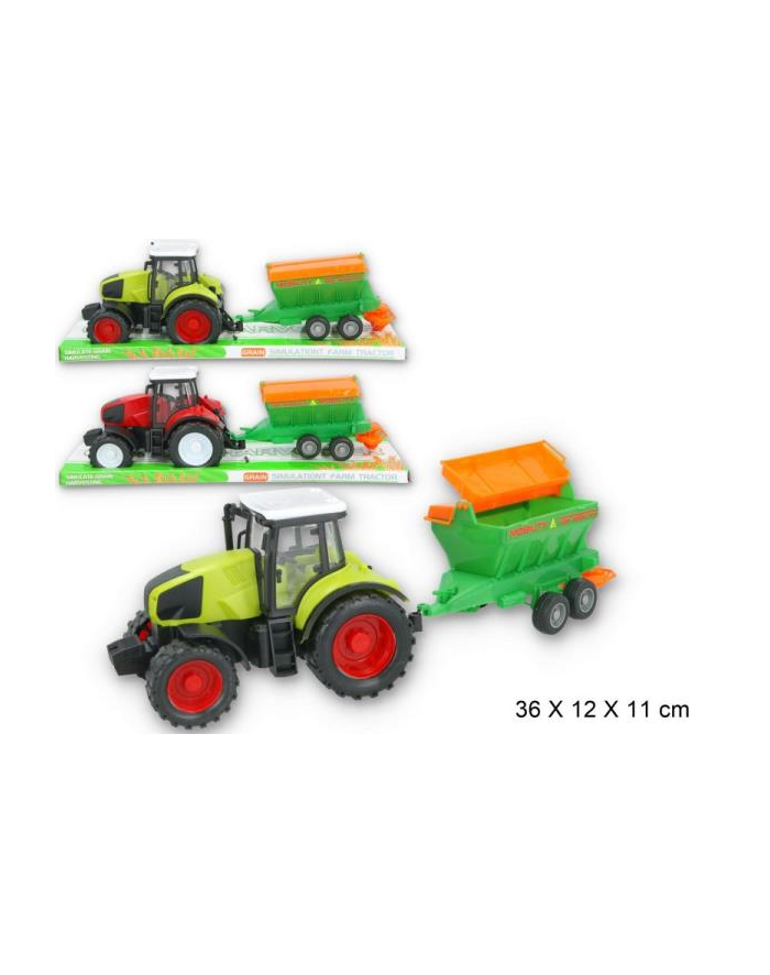 gazelo Traktor z maszyną rolniczą G180506 główny