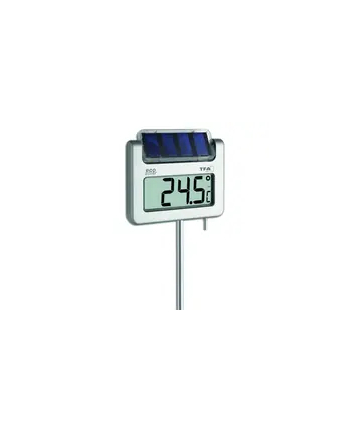 TFA Digital garden thermometer with solar lighting AVENUE (silver) nr 2