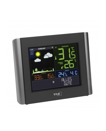 TFA wireless weather station with WiFi VIEW METEO (Kolor: CZARNY)