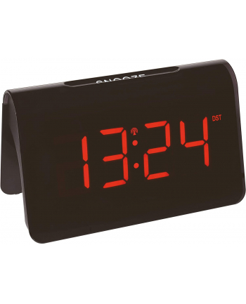TFA Digital radio alarm clock ICON with red LED (Kolor: CZARNY)