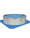 Bestway steel wall pool HYDRIUM set, 460cm x 120cm, swimming pool (light grey, with sand filter system) - nr 38