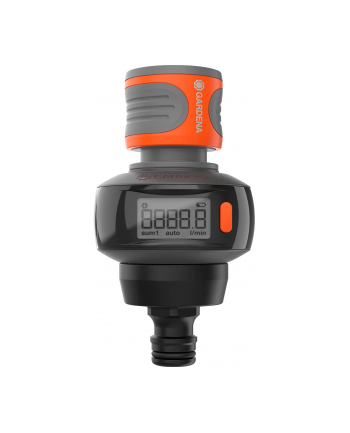 GARD-ENA AquaCount Water Meter, measuring device (grey/orange)