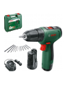 bosch powertools Bosch Cordless drill EasyDrill 1200 + bit and drill set (green/Kolor: CZARNY, 2x Li-ion battery 1.5Ah, case) - nr 13