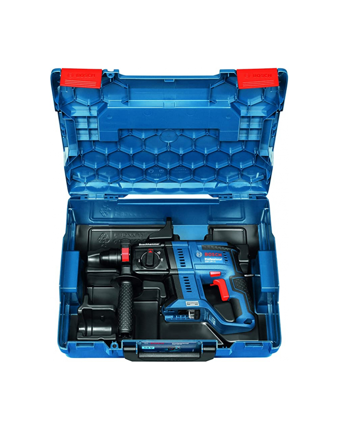 bosch powertools Bosch Cordless Hammer Drill GBH 18V-21 Professional solo, 18V (blue/Kolor: CZARNY, without battery and charger, in L-BOXX) główny