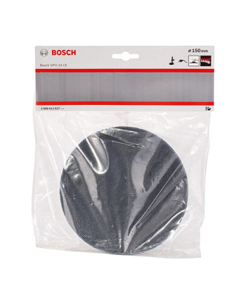 bosch powertools Bosch Rubber backing pad  150mm, sanding pad (Kolor: CZARNY, for polishing machines)