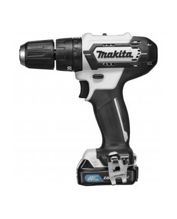 Makita cordless impact drill HP333DSAW, 12V (Kolor: BIAŁY/Kolor: CZARNY, Li-ion battery 2.0Ah, case)