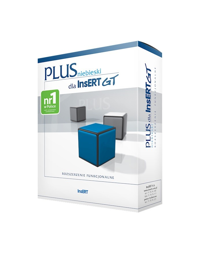 Oprogramowanie Niebieski Plus dla InsERT GT ESD NPLUSLE główny