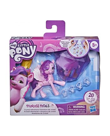 Hasbro My Little Pony - A New Generation Crystal Adventures Princess Petals Toy Figure (Pink/Purple)