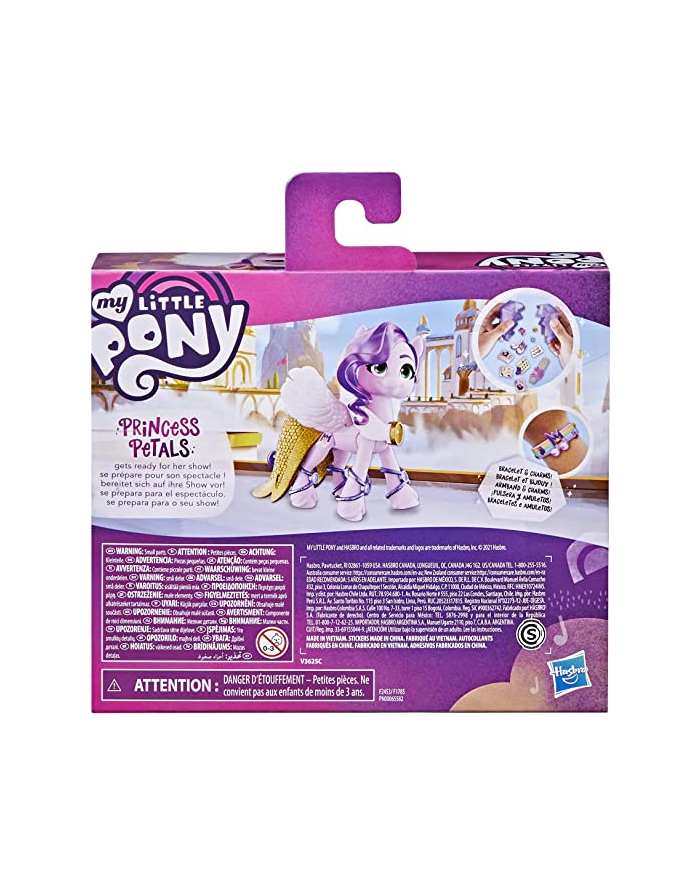 Hasbro My Little Pony - A New Generation Crystal Adventures Princess Petals Toy Figure (Pink/Purple) główny