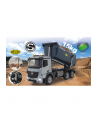 Jamara Dump truck Mercedes-Benz Arocs Metal Meiller, toy wehicle (silver/Kolor: CZARNY, 1:20) - nr 26
