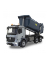 Jamara Dump truck Mercedes-Benz Arocs Metal Meiller, toy wehicle (silver/Kolor: CZARNY, 1:20) - nr 42