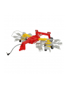 Jamara rake Pöttinger for RC tractor, toy wehicle (red/yellow, 1:16) - nr 3