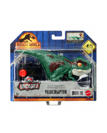 Mattel Jurassic World Uncaged Click Tracker Velociraptor Toy Figure